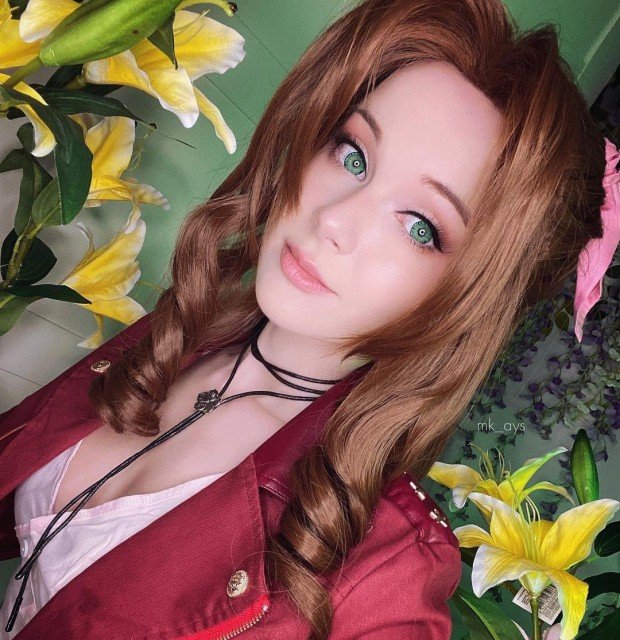 The flower girl from Final Fantasy - Aerith Gainsborough🌼.#aerith #aerithgainsborough...