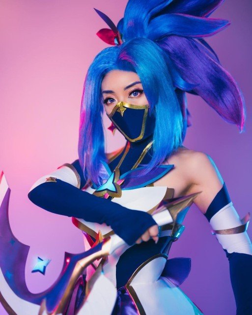 @RiotGames - @LeagueOfLegends #StarGuardian - #Akali #cosplay by @stellachuuuuu