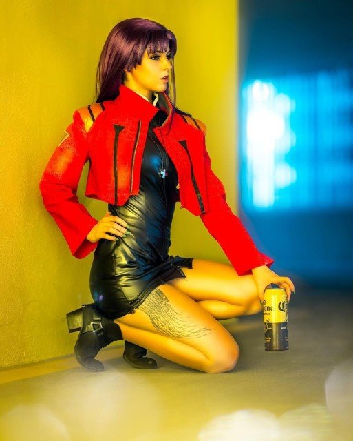 More misato! And beer! 🍻 📸: @ssnwwc2 --Wig: @epiccosplaywigs --Character:...