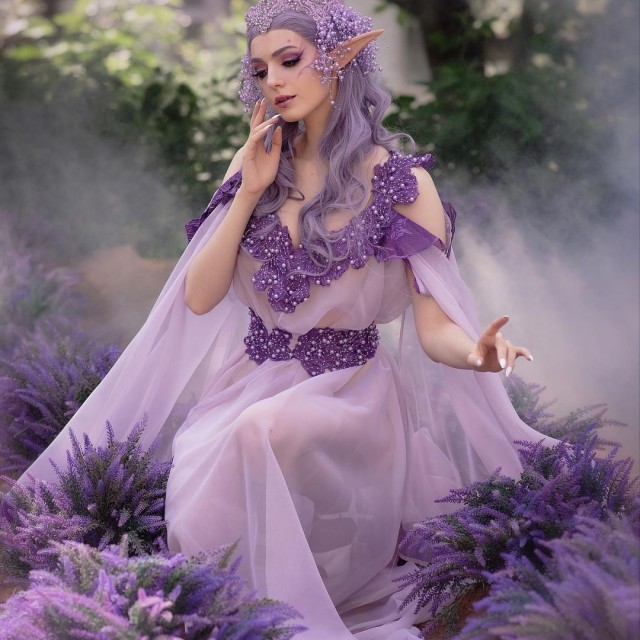 LAVENDER FAIRY ~There’s always sun after the rain. Its rays...