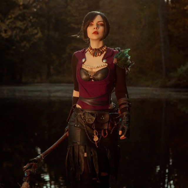 Open a Witch season with my new cosplay - Morrigan...