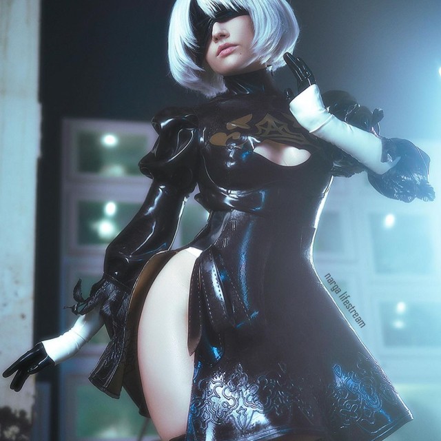 Emotions are prohibited. 🤖New 2B photo set. One of the...