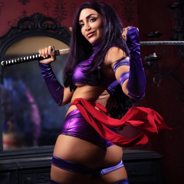 X gon’ give it to ya ⚔️😈Cosplay made by me#psylocke...