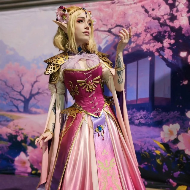 Throwback to my Princess Zelda cosplay, the very costume that...