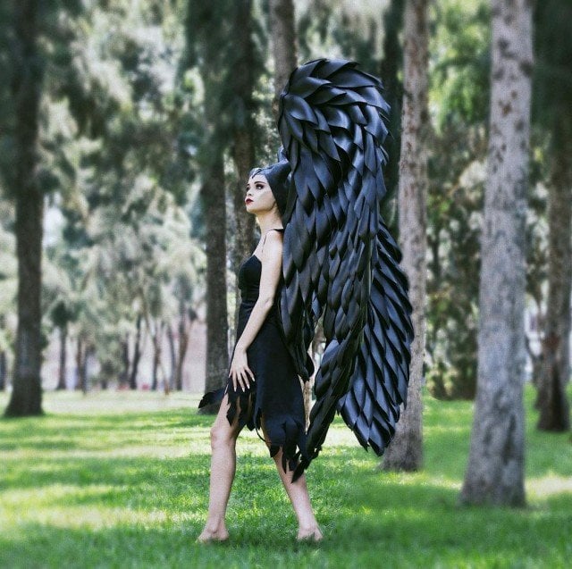 Maleficent 🖤📸 @caroortizfoto 💄@ursula_agmua ••••••••••#maleficent #maleficentmakeup #maleficentcosplay #malefica #maleficacosplay #wings...