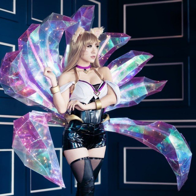 My KDA Ahri 9 tails cosplay is still one of...