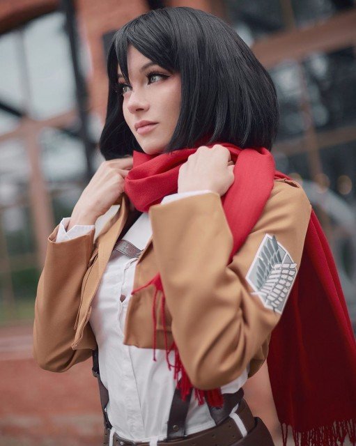 One of my favorite cosplays - Mikasa Ackerman💔⚔️ still love...