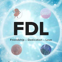 Команда Friendship Dedication Love Лого